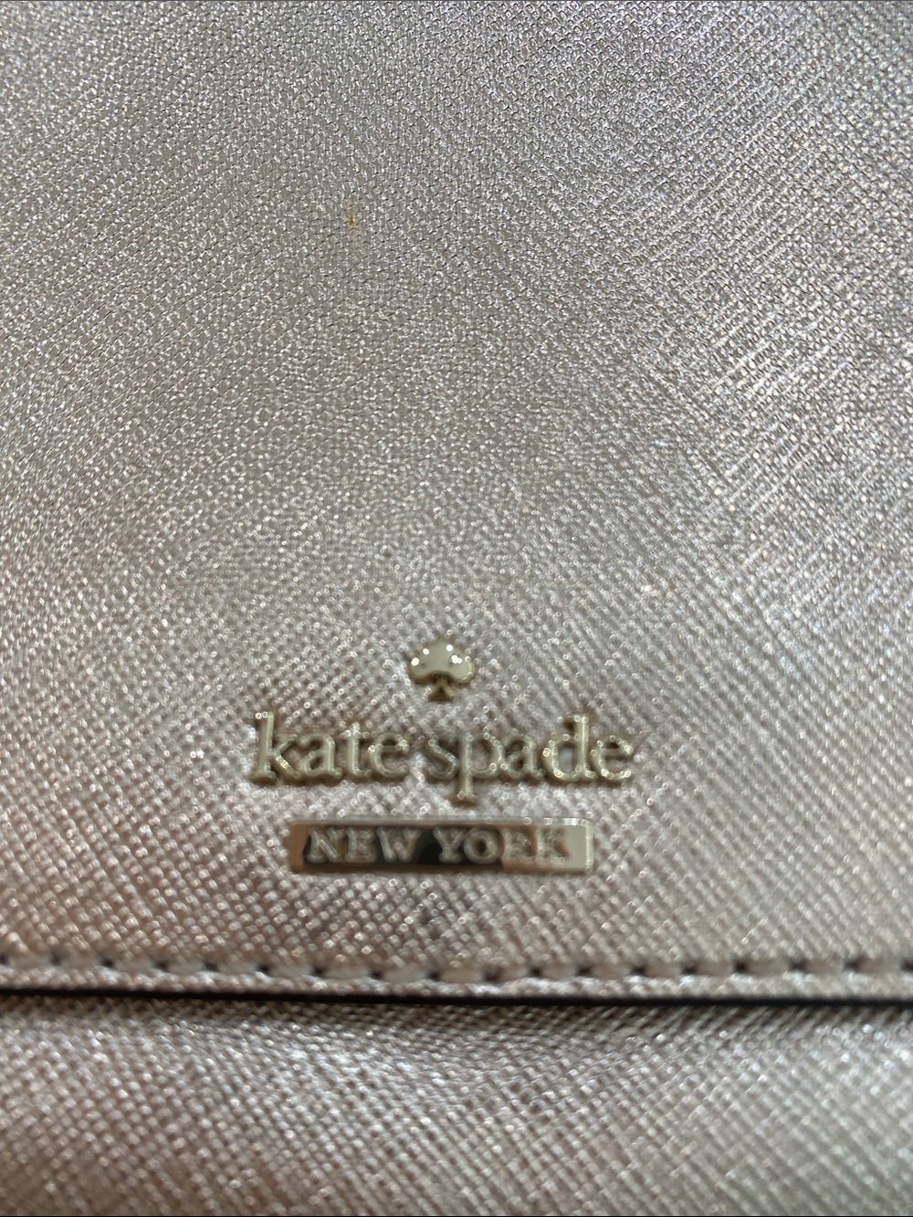 kate spade Metallic Rose Gold Chain Strap Crossbody Bag - Picture 3 of 8